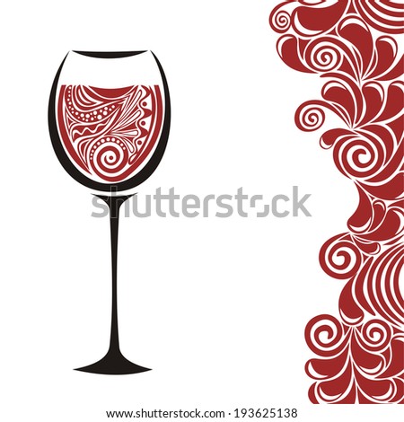 Wine vector illustration