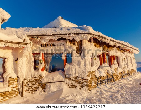House covered with snow, Finland