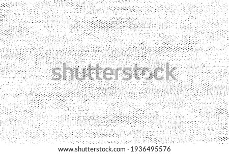 Abstract vector noise. Small particles of debris and dust. Distressed uneven background. Grunge texture overlay with rough and fine grains isolated on white background. Vector illustration. EPS10. Royalty-Free Stock Photo #1936495576