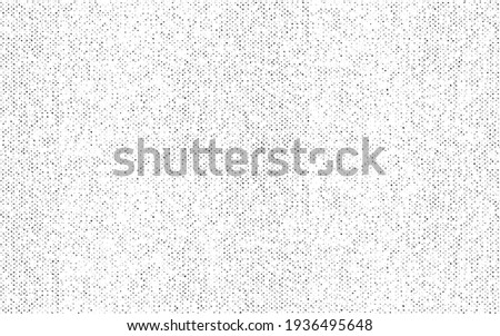 Abstract vector noise. Small particles of debris and dust. Distressed uneven background. Grunge texture overlay with rough and fine grains isolated on white background. Vector illustration. EPS10. Royalty-Free Stock Photo #1936495648