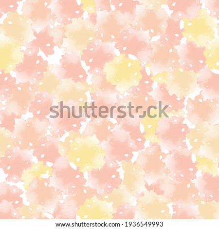 Vector watercolor pattern, seamless vector pattern, pastel abstract pattern