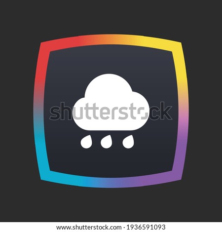 Rain - App Icon Button