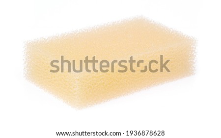 sponge for cleaning kitchen isolated on white background