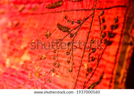 Ancient Manuscript Textiles from Nan Province, Thailand. Royalty-Free Stock Photo #1937000560