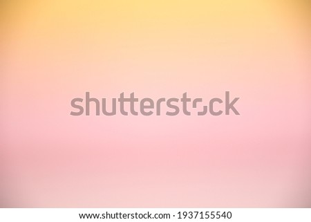 pastel pink and yellow gradient empty background Royalty-Free Stock Photo #1937155540