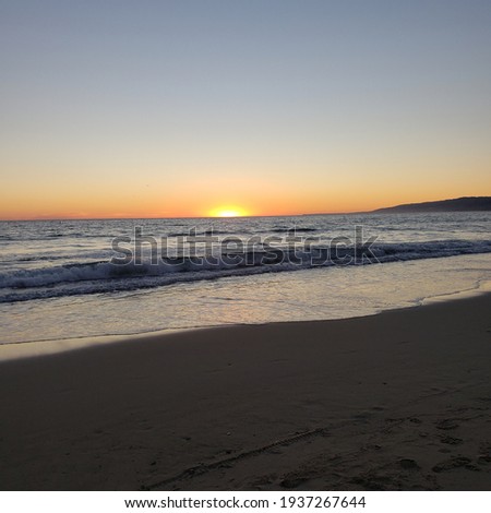 pacific ocean Santa Monica California 