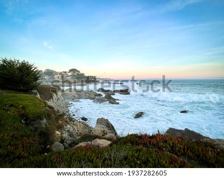 Morning walk along Monterey Peninsula
