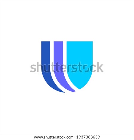 U logo design vector sign 