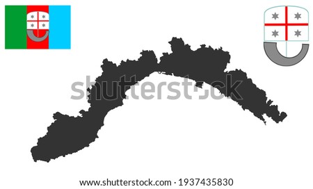 LIGURIA-MAP Stock Vector Images - Avopix.com