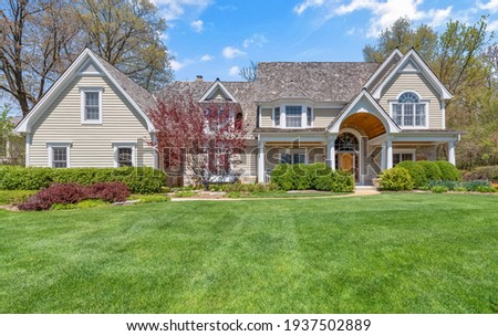 House Front Exterior Real Estate Royalty-Free Stock Photo #1937502889