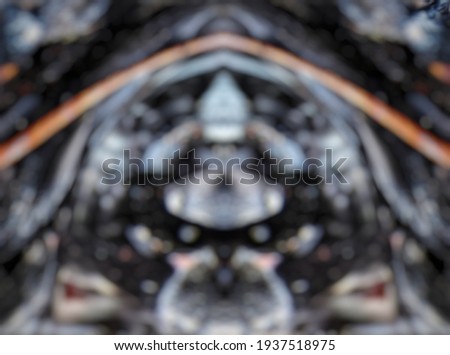 defocused abstract background of cave passage