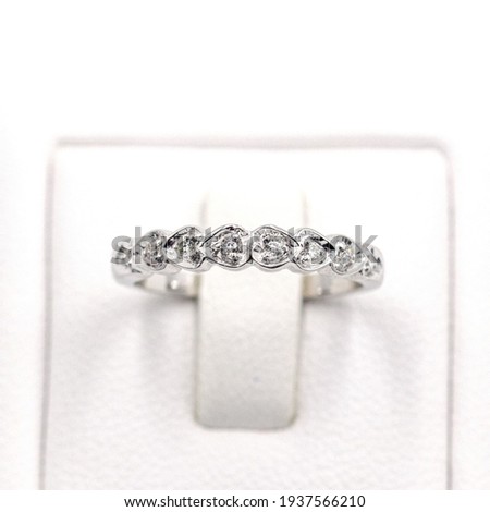 Minimal diamond ring white gold Thailand