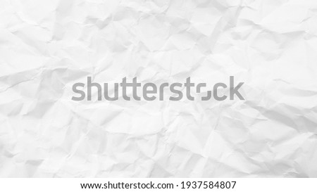 White Paper Texture background. Crumpled white paper abstract shape background with space paper for text Royalty-Free Stock Photo #1937584807