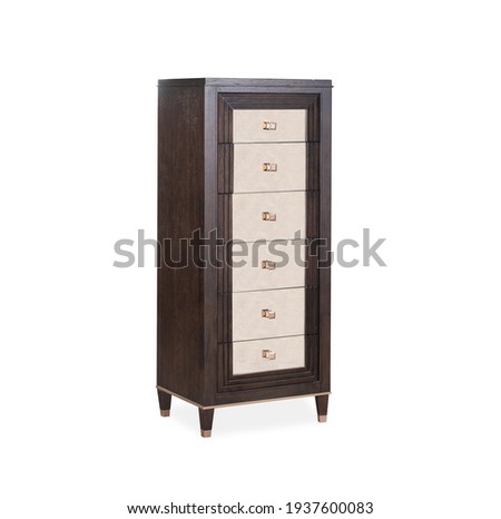 furniture on white background, interior of house