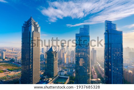 Cityscape of Suzhou City, Jiangsu Province, China