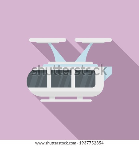 Autonomous air taxi icon. Flat illustration of Autonomous air taxi vector icon for web design