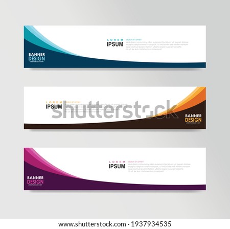 Vector Abstract Banner Design Web Template Royalty-Free Stock Photo #1937934535
