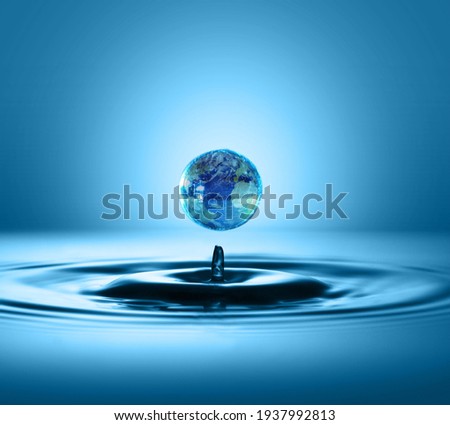 World Water Day Concept. Every Drop Matters. Saving water and world environmental protection concept- Environment day and earth day. Royalty-Free Stock Photo #1937992813