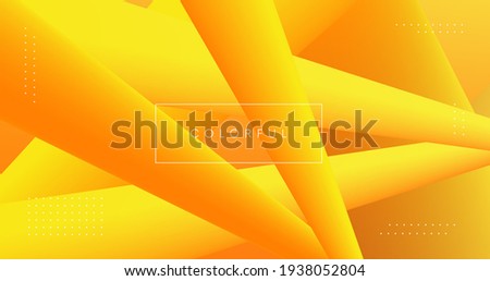 Modern minimal geometric background. Abstract 3d gradient shape composition.