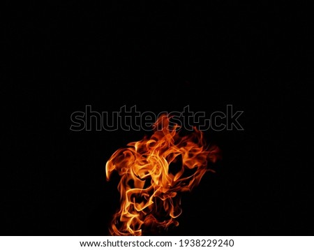 Abstract blaze fire flame texture for banner background.