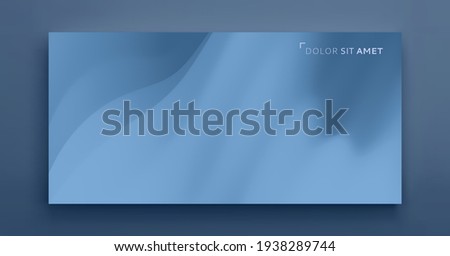 Abstract wavy background with curves lines. Concept of cover with dynamic effect. Vector illustration for design. 