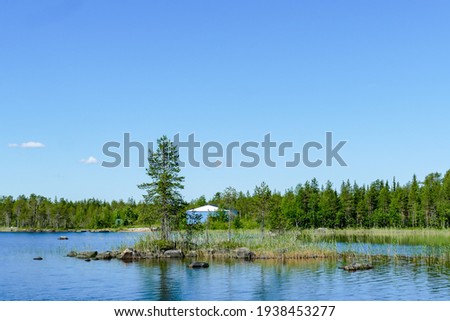 lake in forest, beautiful photo digital picture
