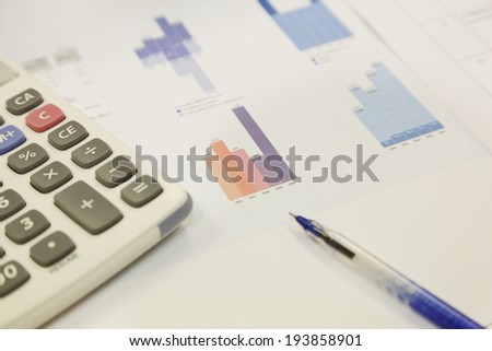 background of financial graphs analysis