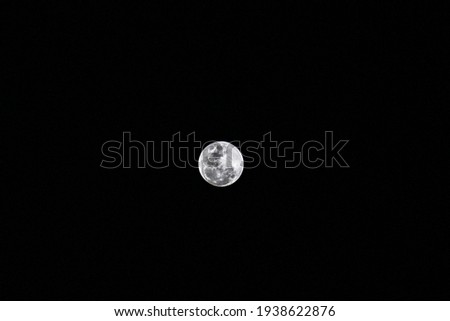 Medium shot of the moon