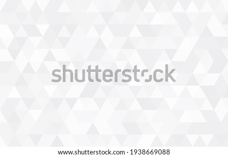 Abstract geometry  triangle  pattern white and gray background.vector Royalty-Free Stock Photo #1938669088