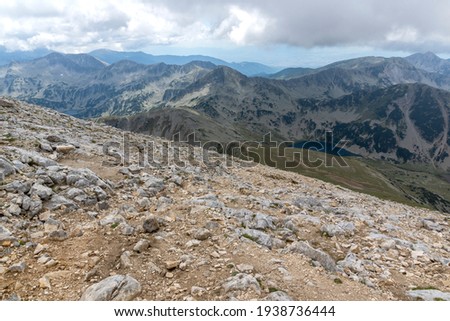 Amazing Landscape from Vihren Peak, Pirin Mountain, Bulgaria