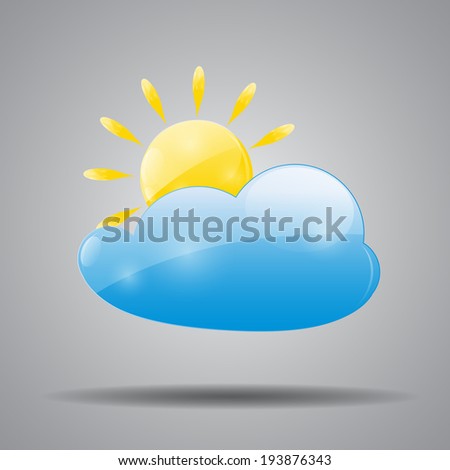 Weather Icon  Vector Illustration for Your Design 