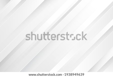 Gray and white diagonal line architecture geometry tech abstract subtle background vector illustration. Royalty-Free Stock Photo #1938949639