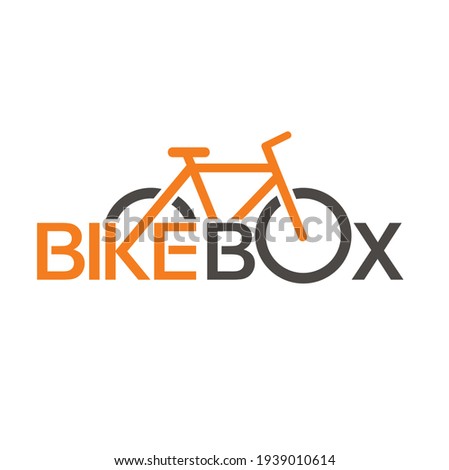 logo template for a bicycle container or bike box 