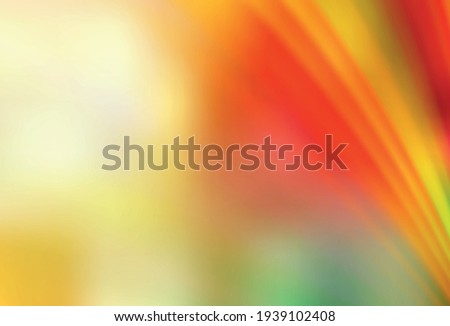 Light Red, Yellow vector blurred shine abstract texture. Colorful abstract illustration with gradient. Smart design for your work.