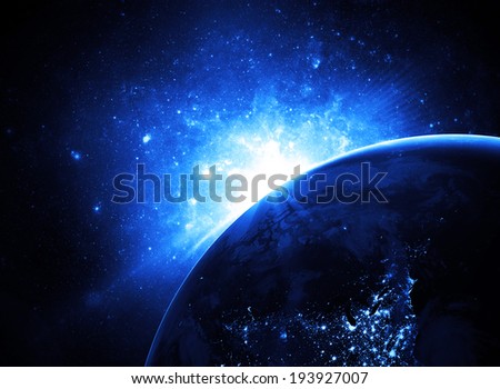 The Earth - Elements of this Image Furnished by NASA 