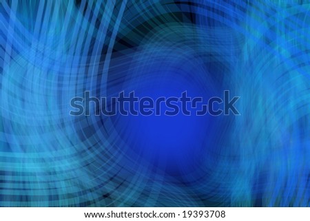 Digitally Generated Image of light and wave pattern