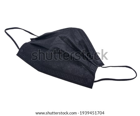 Disposable Protective Face Black Mask