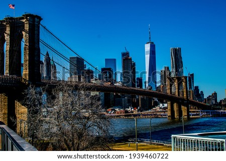 Brooklyn bridge view from brooklyn