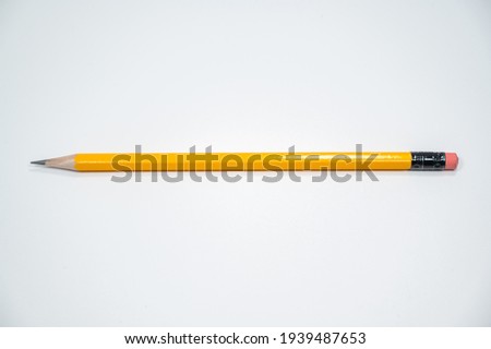 sharp pencil with white background Royalty-Free Stock Photo #1939487653