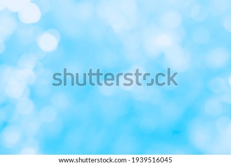 blue sky background with blur bokeh light effect.