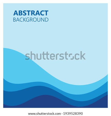 Abstract Water wave vector illustration design background Royalty-Free Stock Photo #1939528390