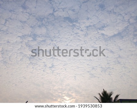 white Clouds on blue sky