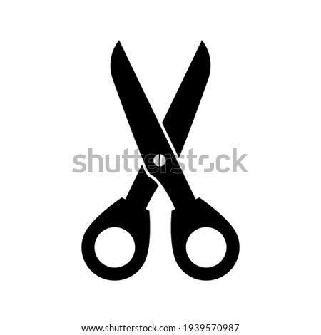 Scissors icon  isolated on white background. clippers icon vector illustration.