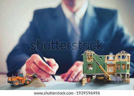 Signing for a construction permit