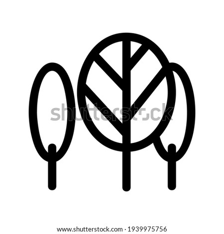 forest icon or logo isolated sign symbol vector illustration - high quality black style vector icons
