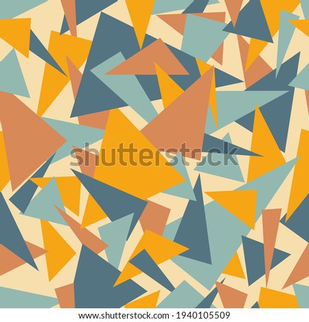 Abstract triangle seamless pattern vector illustration.Texture textile and print products