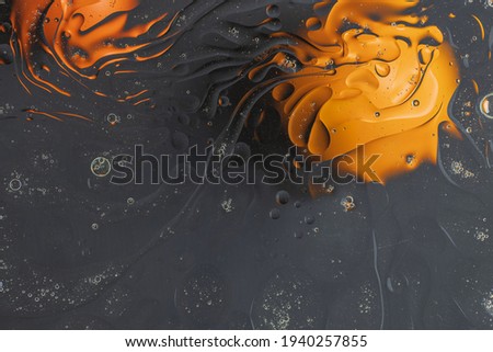 Beautiful view of yellow, black colorful abstract design, texture. 