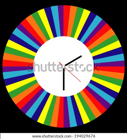 Creative clock  design.