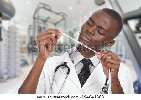 african young doctor