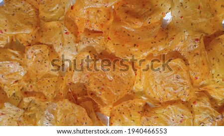 Delicious Papad Closeup Photos Tasty Crispy Roasted Home made Indian Favourite Deep Fried Snack Papadum Pictures